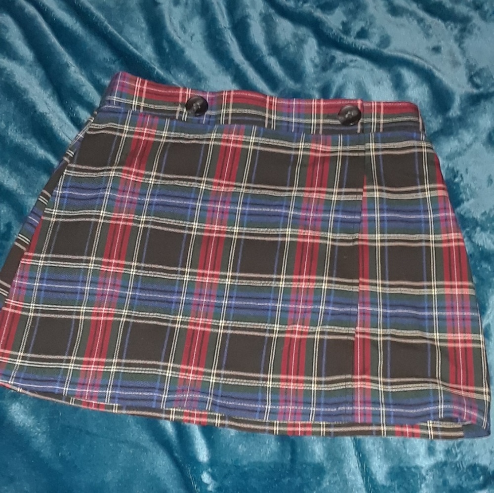 Plaid Forever21 skirt